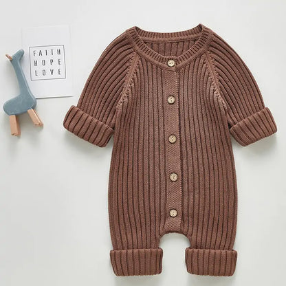 CuddlyClouds Knit Romper