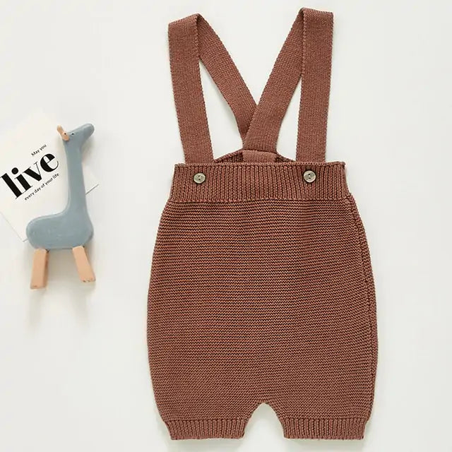 CuddlyClouds Knit Romper