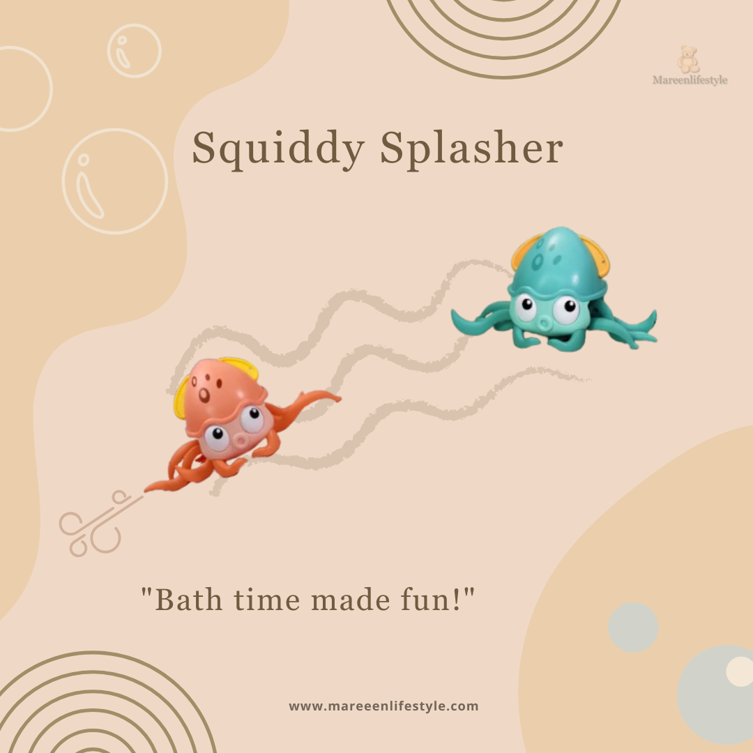 Baby Bath Toy (Squiddy Splasher)