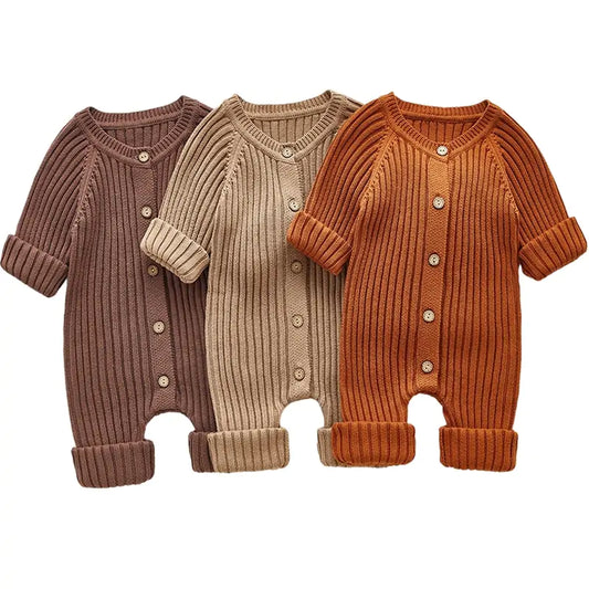 CuddlyClouds Knit Romper